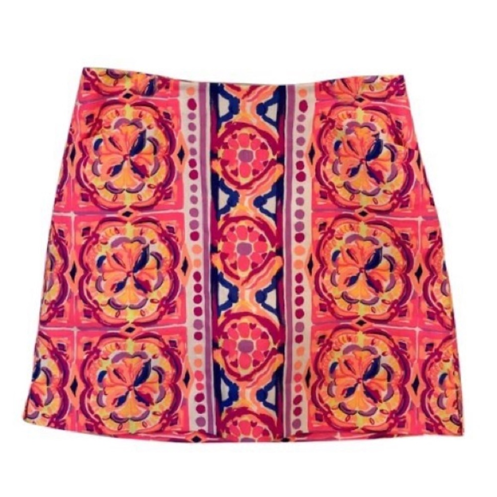 Bright Lilly Pulitzer medallion print skort